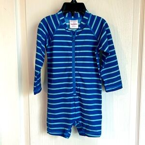 Hanna Andersson Baby Print Long Sleeve Rash Guard Swimsuit